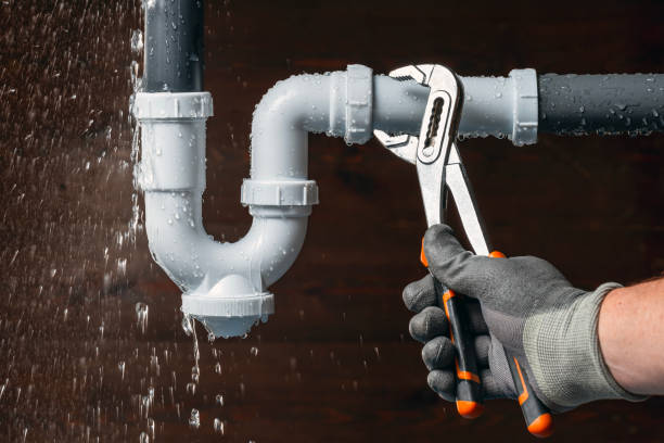 Professional Emergency Plumber technician working in Hancocks Bridge, NJ